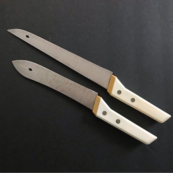 VTG  Imperial La Coutellerie Molybdenum Butcher Cutting Knives Duraplex Handle - Picture 5 of 16